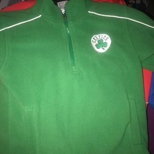 Fleece 1/4 zip pullover Boston Celtics